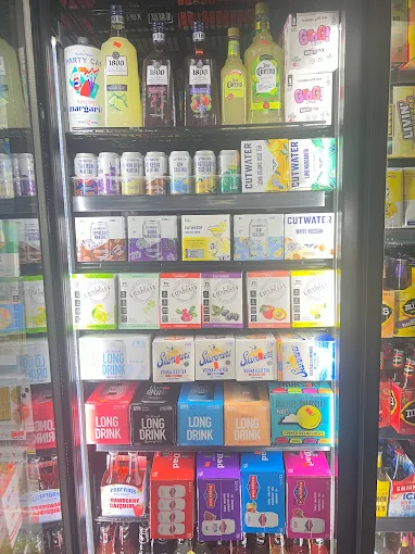 Cooler with Party Can Margaritas and Cutwater cocktails